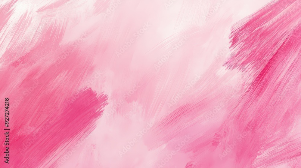 Poster A soft pink abstract background with brush strokes, ideal for design and artistic projects.