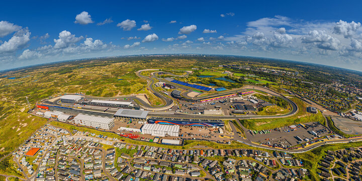 zandvoort grand prix racetrack aerial netherlands