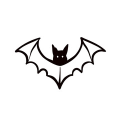 Obraz premium Bat halloween icon