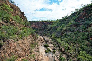 Aerial photo of Porcupine Gorge Queensland Australia