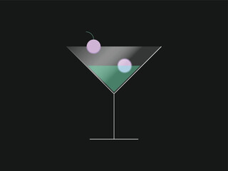 Drinks, beverages set. Alcohol cocktails, beer, martini, wine, iced whiskey in glasses, cups, wineglasses,
bottles. Vector illustrations.