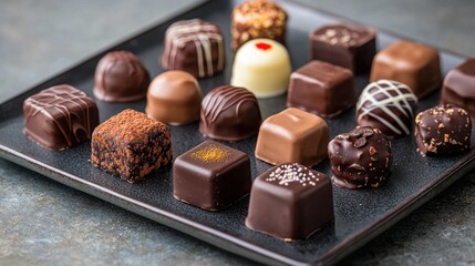 A Symphony of Flavors: Gourmet Chocolates on Display