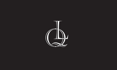 QL, LQ, L, Q Abstract Letters Logo Monogram	