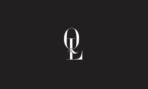 QL, LQ, L, Q Abstract Letters Logo Monogram	