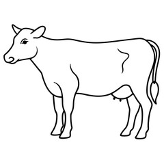 silhouette of a goat