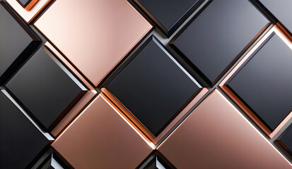 Abstract Geometry-Shaped Square Design with Ample Copy Space for Text on a Minimalist Background, Perfect for Modern Digital and Print Layouts