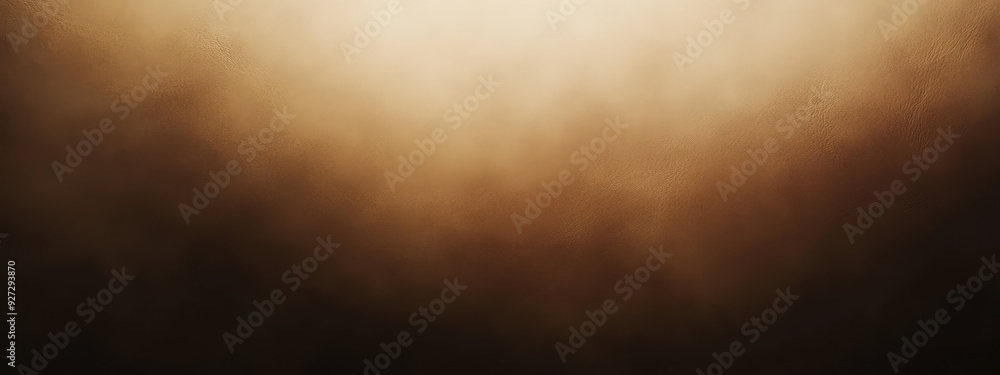 Wall mural a blurry image of a brown background with a light source in the center