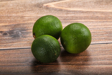 Green sour tropical Lime fruit