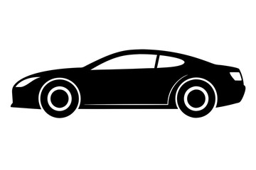 racing car vector silhouette, race car icon, car silhouette
