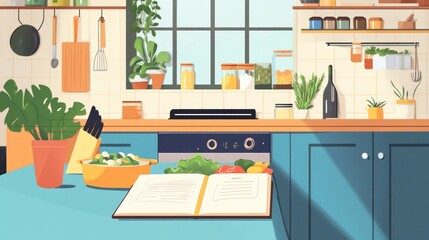 A Modern Kitchen Ready for Cooking