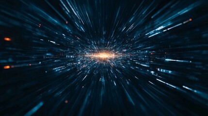 Abstract Speed Motion Lights Background