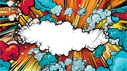 Colorful Comic Backgrounds: Vibrant Designs for Dynamic Visuals