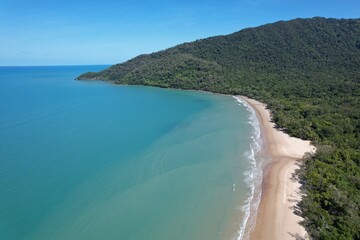 Aerial photo of Cow Bay Daintree Queensland Australia