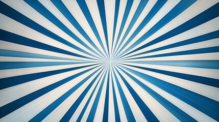 Fototapeta premium Blue and White Radial Abstract Background