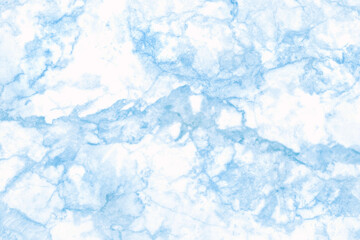 Blue background marble wall texture for design art work, seamless pattern of tile stone with bright and luxury.