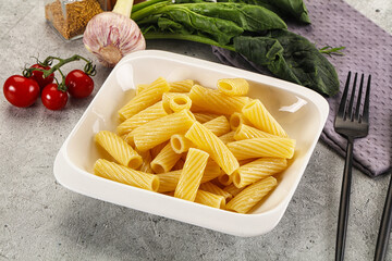 Italian cuisine - cooked pasta tortiglioni