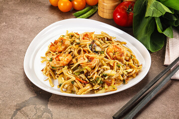 Pad Thai - noodles with prawn