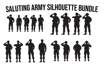 Saluting Army Silhouette Bundle,
Military Salute Bundle,
Army Silhouette Collection,
Soldier Salute Silhouettes,
Army Tribute Bundle,
Military Salute Art,
Saluting Soldier Set,
Army Silhouette Set,
