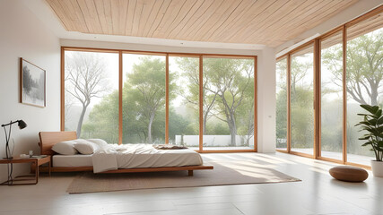 Fototapeta premium empty scene to use in interior designs and mockups 