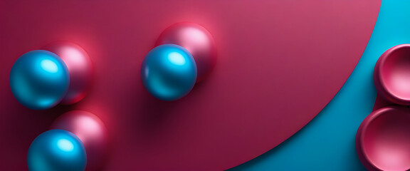 illustrazione con elementi geometrici a tema astratto surreale