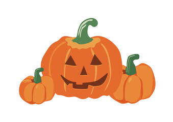 ハロウィンのおばけかぼちゃ