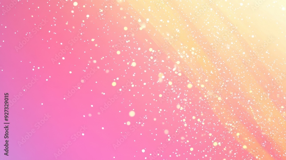 Poster a vibrant gradient background with sparkling particles, ideal for digital design and art.