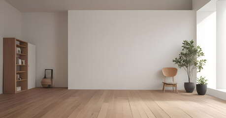 empty scene to use in interior designs and mockups