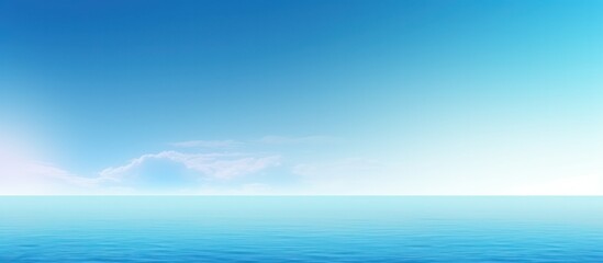 Obraz premium seascape peaceful horizon sky cloud calm