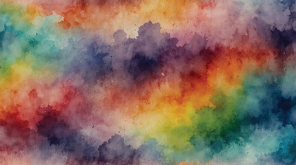 Obraz premium Beautiful watercolor background with soft, flowing colors blending seamlessly into each other