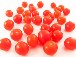 the cherry tomatoes, conceptual crowd