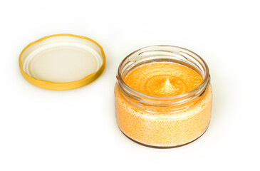 salted butter with the small fish caviar