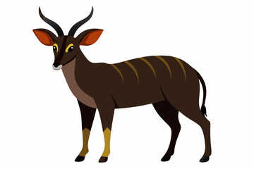 saola vector style on a white background