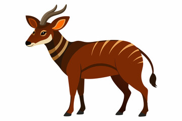 saola vector style on a white background