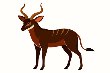 saola vector style on a white background