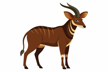 saola vector style on a white background