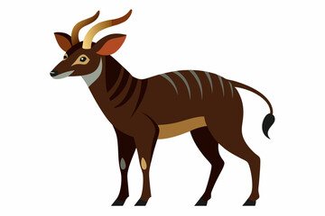 saola vector style on a white background