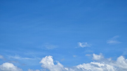 blue sky with clouds