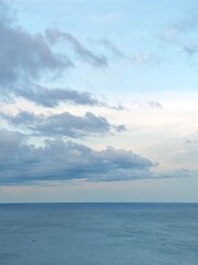 Fototapeta premium clouds over sea