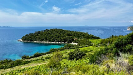 Landscape from summer vacation in Croatia 