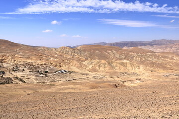 Abandoned village and landscape around near Montreal, Shobak, Dana Nature Reserve, Jordan