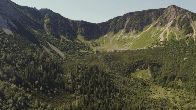 panorama of the mountains in Bavaria 03