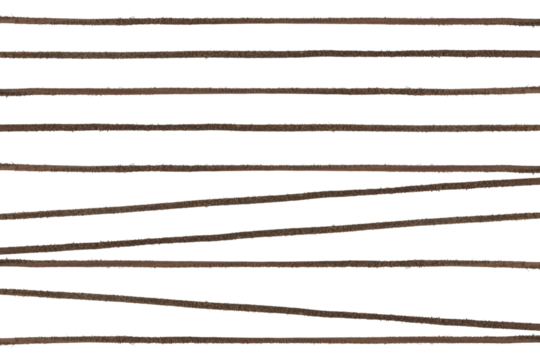 Brown Leather Cord Pattern on White Background isolated on a transparent background