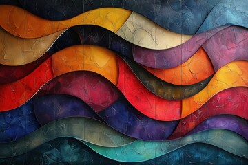 abstract background in colors and patterns for Grito de Lares 