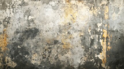 Fototapeta premium Weathered Concrete Wall with Peeling Paint