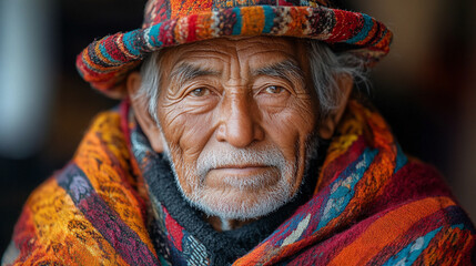 Fototapeta premium Conceptual photo with senior elderly man woman devoted to older people care support help day