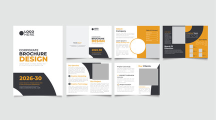 Corporate multipurpose business brochure template design