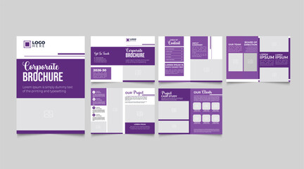 Corporate multipurpose business brochure template design