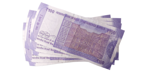 Indian 100 Rupees Note - Authentic Currency Bill of India