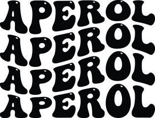 Aperol SVG T-Shirt Design Template