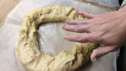 typical spanish cake as kings day tradition